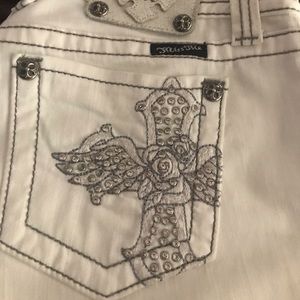 White Miss Me Jeans